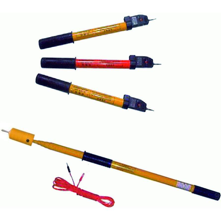 重庆高压验电器1500v带6米接地线的地铁声光直流验电器测电器