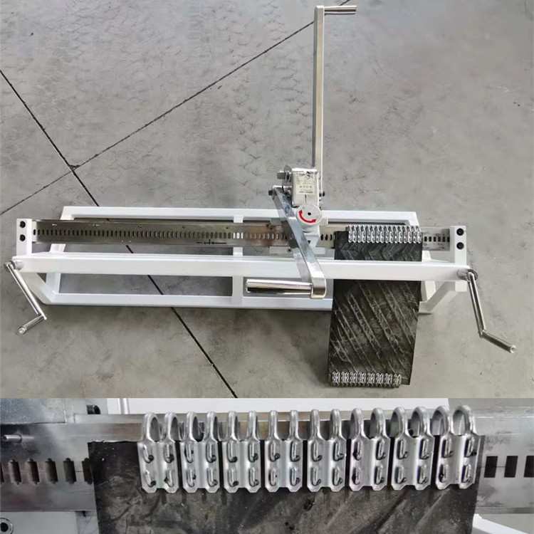LK1000-1000手拉式钉扣机 1米工业输送带扣打扣机KJ1000型订扣机