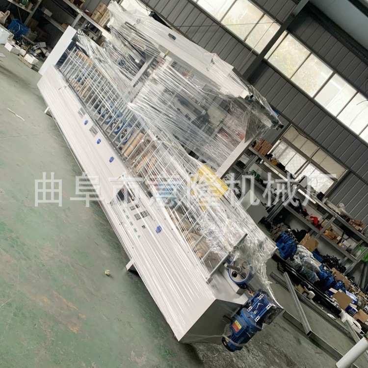 冷热胶铝合金线条包覆机 阴阳角护角线pvc膜冷胶包覆机含调试