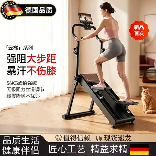 德国磁控高端爬楼机踏步爬坡机