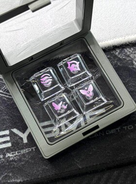 无畏契约主题透光键帽原厂适配磁轴机械键盘键帽芮娜jett慕蝶壹决