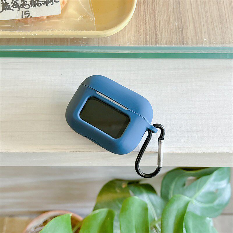 适用于 于华强北带屏幕保护壳Pro6触控屏幕彩屏耳机套a9pro保护壳触控屏幕矽胶软壳防摔一体AI