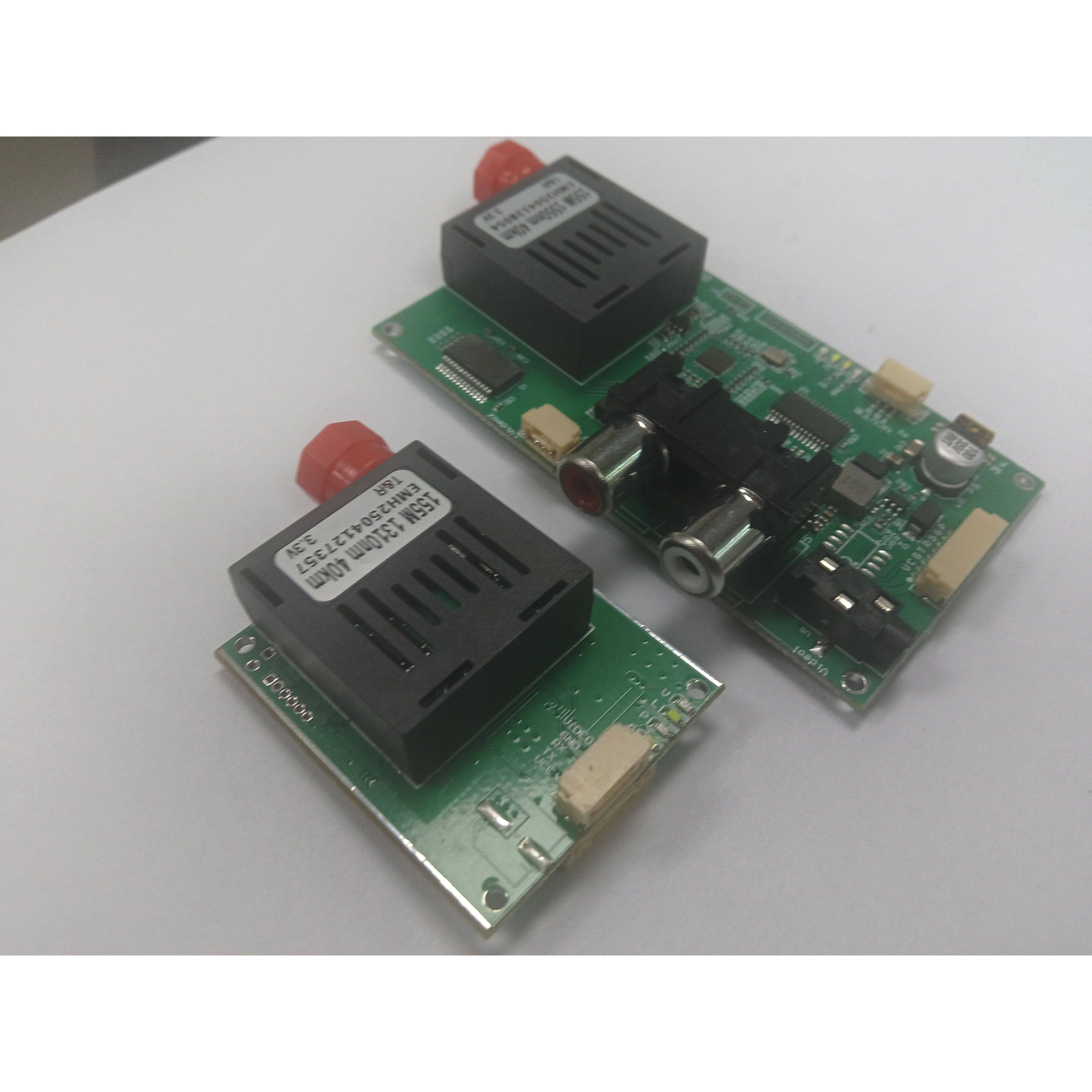 光纤收发器光纤模块光端机20KM40Km无人机用天空端地面端AI