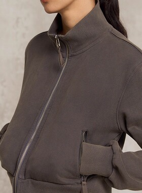 SoloForTwo ‘烟熏’卫衣 叠加洗水做旧工艺高级时髦感休闲短外套