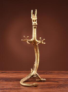 铜龙摆件青龙金龙生肖龙汉龙客厅办公室装饰品家居工艺品