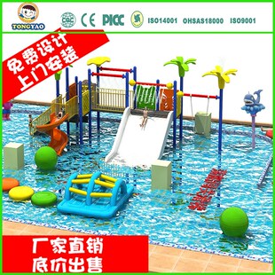 广州小型夏季热销充气水滑梯/大型城市漂流滑道/水上乐园设备厂家