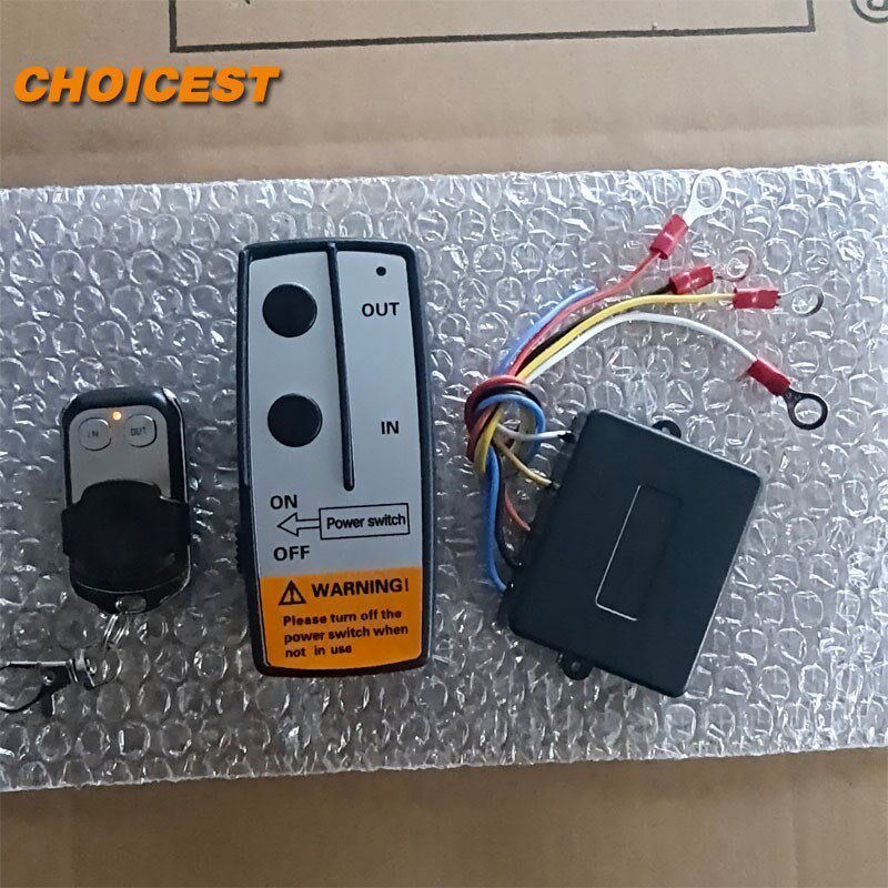 跨境直供二键银面加钥匙扣组合的无线电动绞盘遥控器【10套起包邮