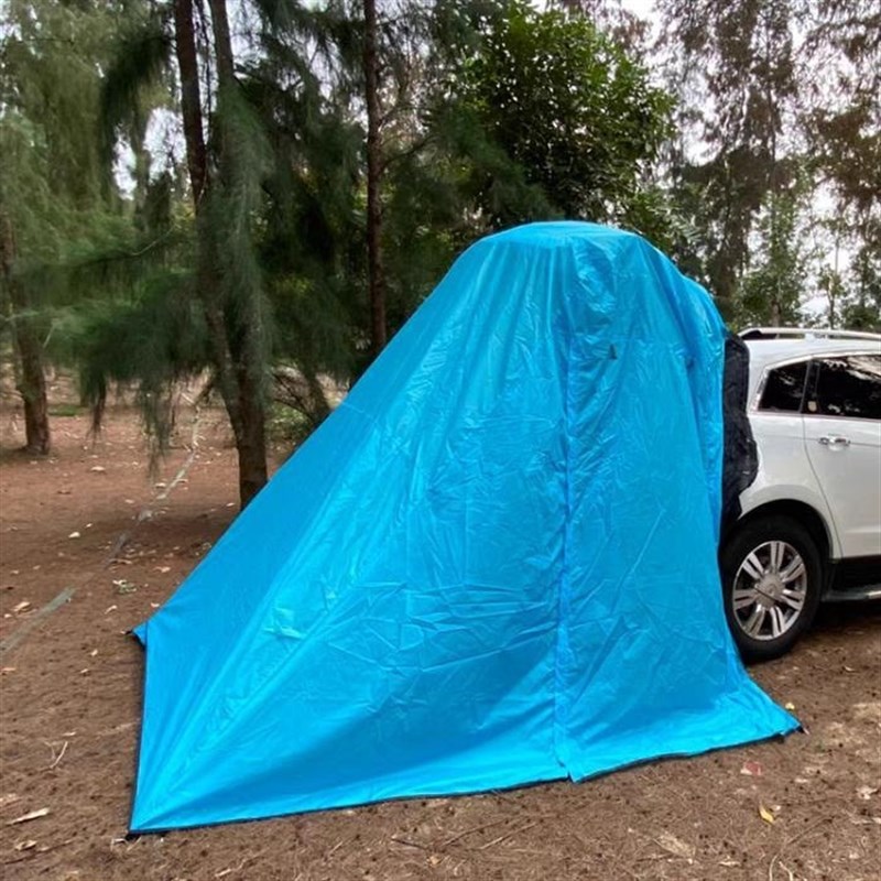 爆款户外露营装备自驾游车载双层车尾帐篷顶侧边延伸天幕防蚊遮阳