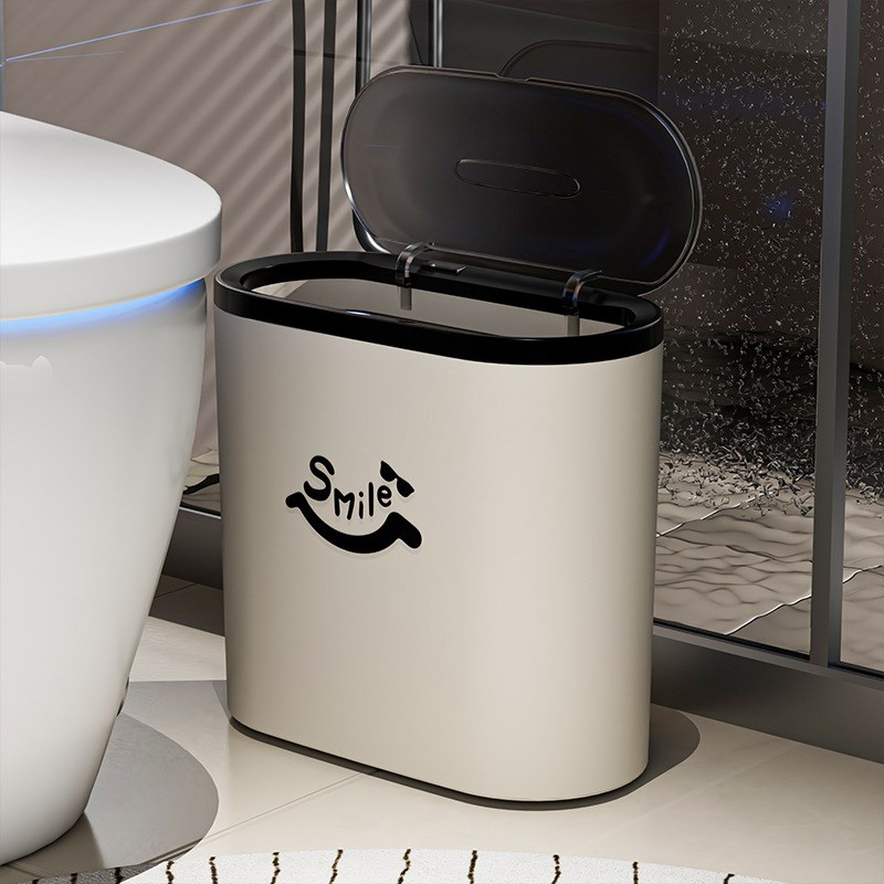 感应式智能家用垃圾桶大容量客厅厨房厕所自动开盖防水夹缝垃圾桶