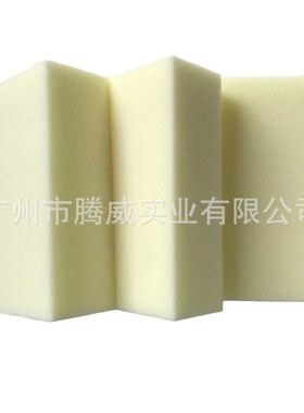 现货黄色外墙清洗吸水海绵高密度外墙清洁工具海绵擦