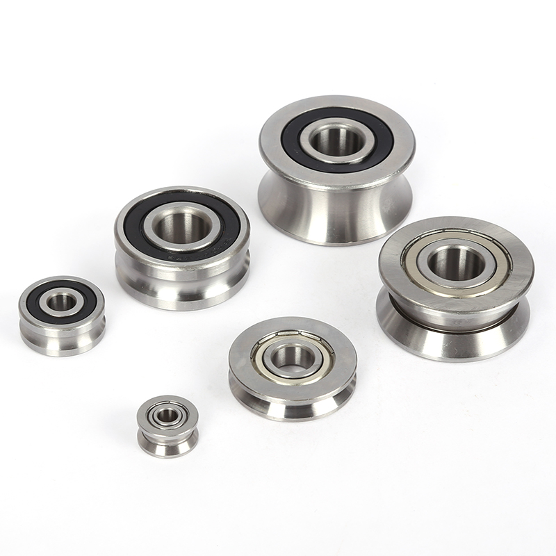 带U槽轴承 滚轮圆棒50/8-6 5204 5201 5206-20 5207-30 LFR5200-8