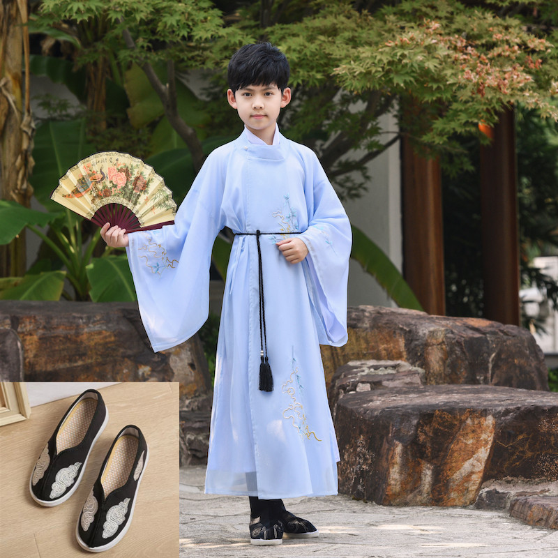 六一汉服男童2023新款儿童古装男孩中国风夏装古风武侠客唐装夏季