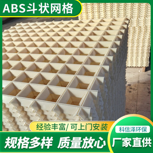 ABS网格 污水沉淀池小间距絮凝反应池ABS斗状网格填料
