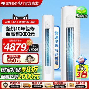 政府補(bǔ)貼20%格力空調(diào)3匹新一級(jí)變頻冷暖家用空調(diào)柜機(jī)天儀同款 云歡