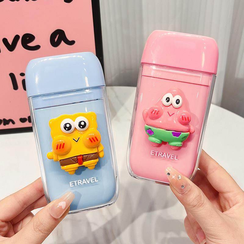 漱口杯子可携式旅行洗漱套装可爱卡通海绵宝宝刷牙杯牙膏牙刷收纳,家庭/个人清洁工具,洗漱杯,淘宝优惠券,粉丝福利购,淘宝优惠卷