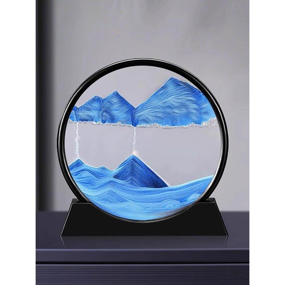 流沙画沙漏摆件客厅电视柜装饰品创意办公室轻奢礼物房间大气解压,家居饰品,装饰摆件,淘宝优惠券,粉丝福利购,淘宝优惠卷