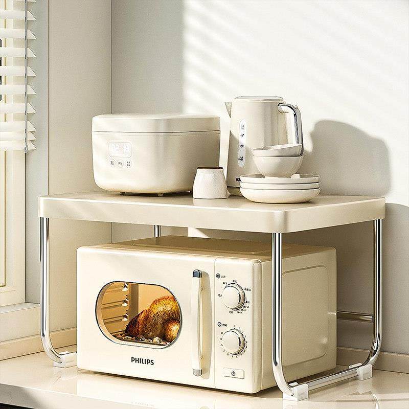 厨房微波炉置物架烤箱架子台面多功能家用电饭煲锅具电器收纳支架,厨房/烹饪用具,微波炉置物架,淘宝优惠券,粉丝福利购,淘宝优惠卷