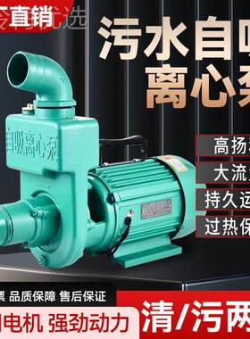 Z泵DK自吸式泥污水泵抽粪浆家用流量程抽水JAY泵铸铁扬离心自吸水