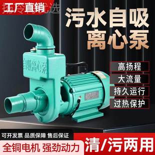 Z泵DK自吸式 泥污水泵抽粪浆家用流量程抽水JAY泵铸铁扬离心自吸水