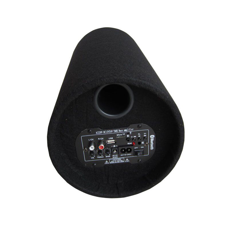 车载6寸8寸音响汽车低音炮12v24V家用大功率超重低音收款蓝牙音箱