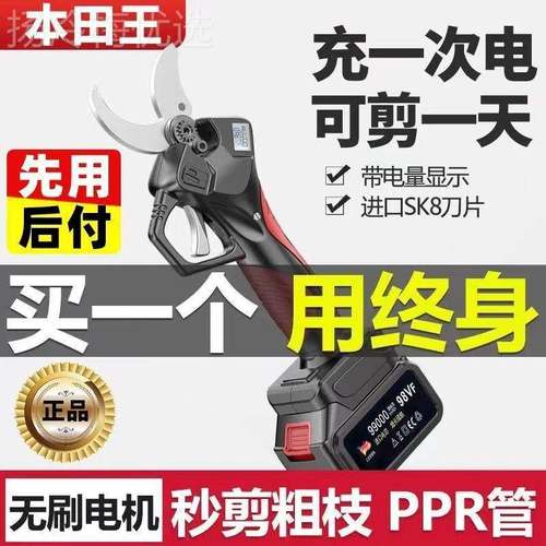 日本动进口电修枝剪果ADA粗枝剪充电式树强力无线园艺锂园林树枝