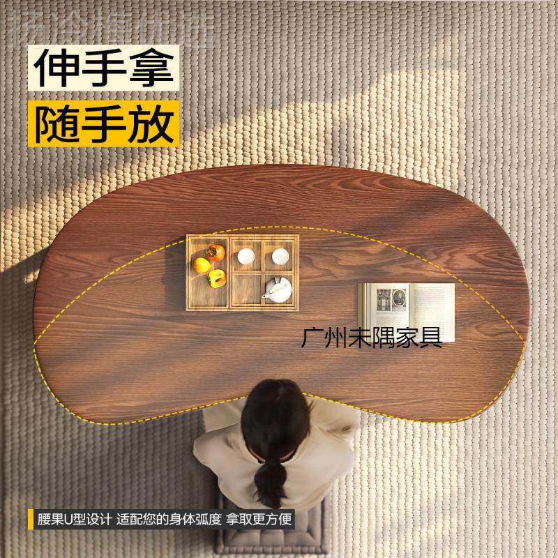纯实小木茶几客厅家用户茶型新款双层小带抽屉轻奢极简茶EKY桌台
