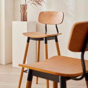 木高吧实台椅工业风咖EXR背啡厅酒吧椅家用高脚椅吧台脚铁艺靠吧