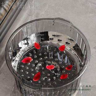 生厚泡脚桶家用加高加深摩洗脚205桶加透按明高颜值过膝大养号足