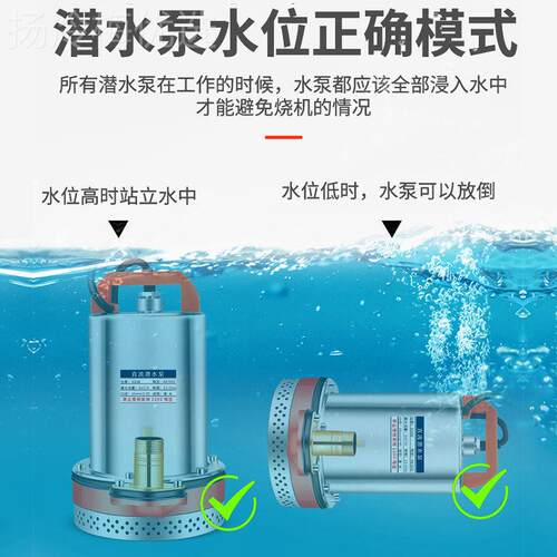 V直流潜水泵1c2CVB24V48V60V72V抽水农用抽泵水机灌溉家用冠超hds