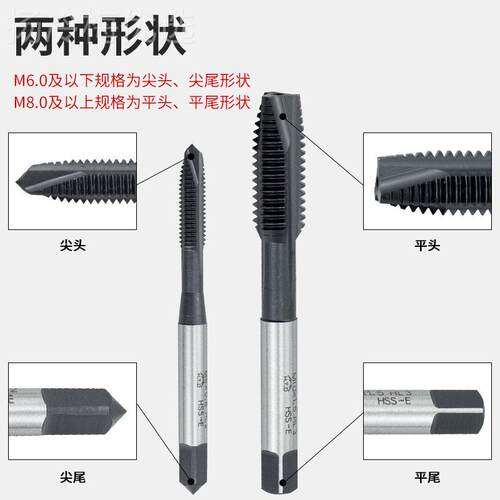 富士牌KAH(H. T.D)进口POT先端丝锥HTD公制下旋排攻屑尖丝 螺丝锥