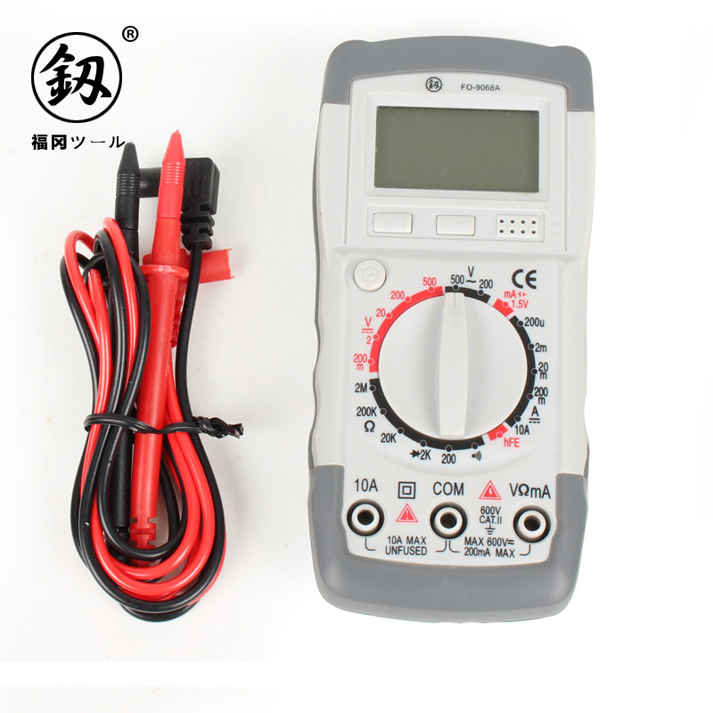 日本福冈工具 万用表数字高精度全自动电工数显式万能表电流表釰