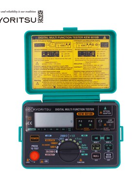 日本共立kyoritsu KEW6010B 6011A多功能测试仪导通绝缘回路电阻