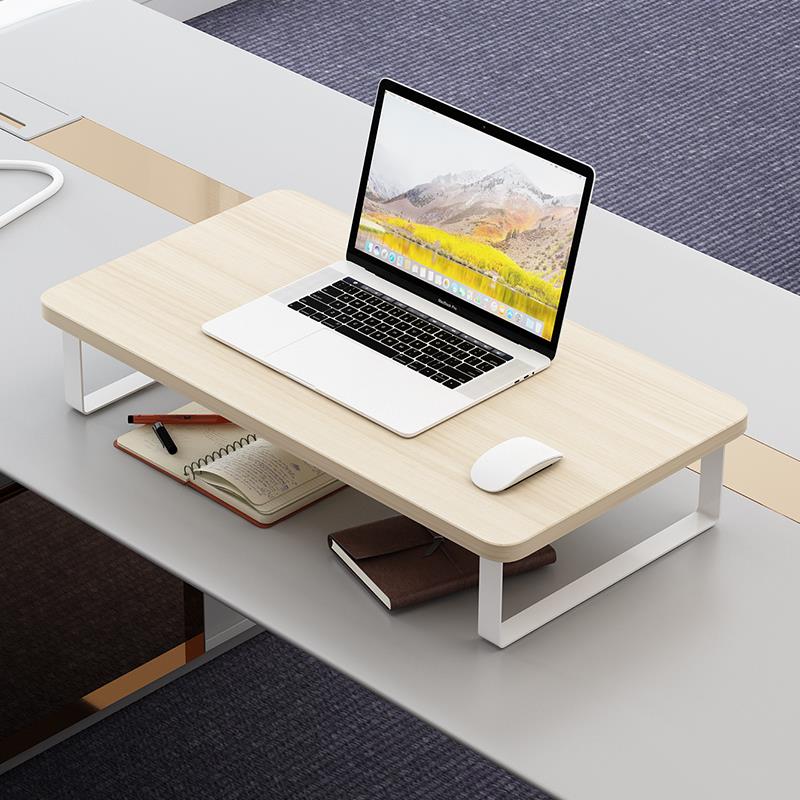 办公桌笔记型电脑增高架子桌面台式显示器屏底座擡高收纳键盘支架