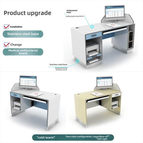 理邦医院诊所医生医用办公桌诊疗桌医疗接诊中医看诊面诊台诊断桌