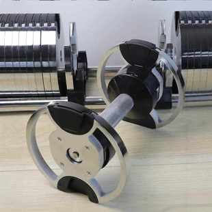 电镀哑铃可调节健身家用男士实心快速精钢练臂肌32公斤单只配重量