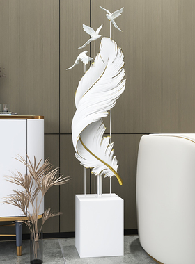 客厅摆件大型落地电视柜旁边新中式轻奢家居装饰品乔迁新居礼品