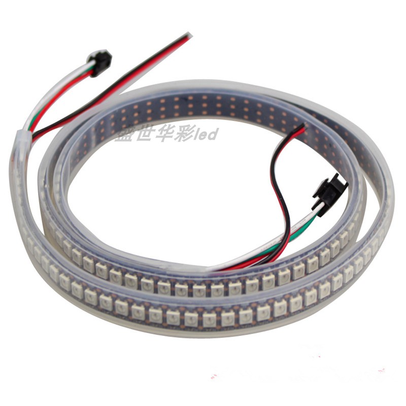 WS2812b灯带5V144灯5050内置2811ic编程LED幻彩流水跑马像素灯条