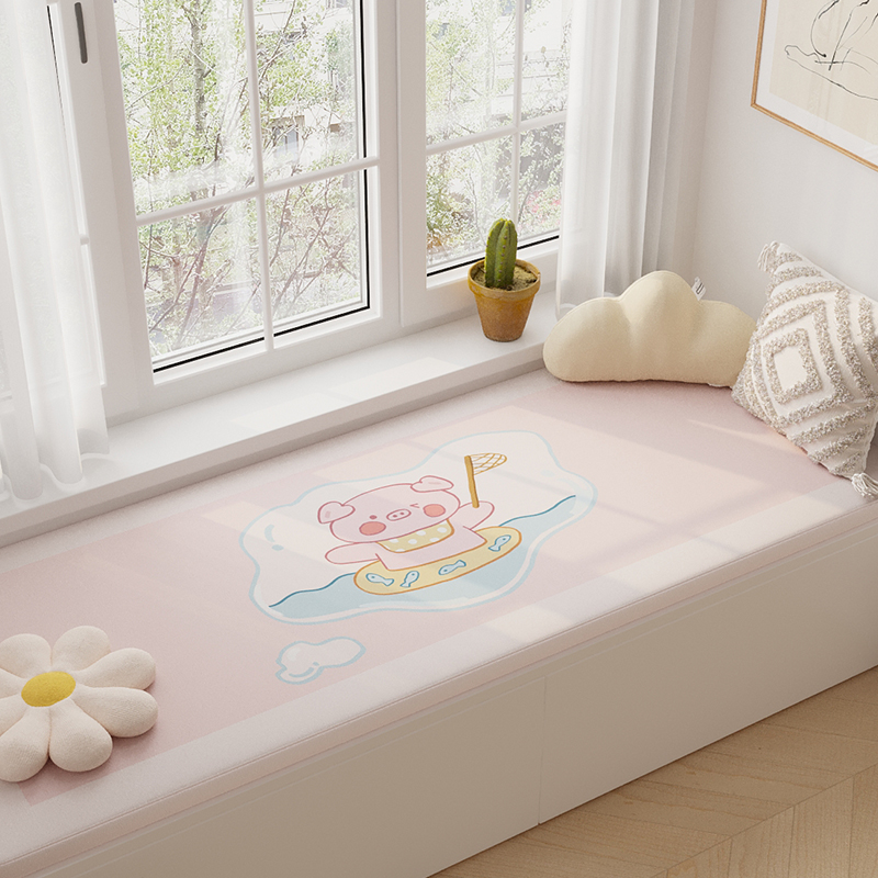 海绵飘窗垫窗台垫防水防滑卡通定制坐垫卧室榻榻米四季通用隔凉垫