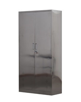 臻远 201不锈钢双开门清洁柜  H1800*W900*D420 (银白色)