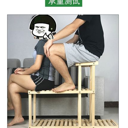 鱼缸架子实木多层阳台室内框架底架客厅置物底柜原木底座落地花架