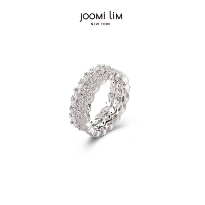 JOOMiLiM茱蜜商场同款守护系列赤诚套戒女情侣S925银时尚百搭设计