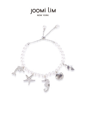 JOOMiLiM茱蜜商场同款海岛日记星星贝壳度假风仿珍珠轻奢手链手串