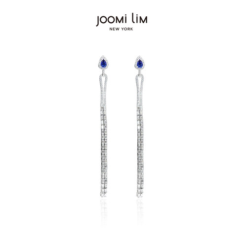 JOOMiLiM茱蜜商场同款银蛇曼舞耳环本命年小众设计轻奢时尚925银