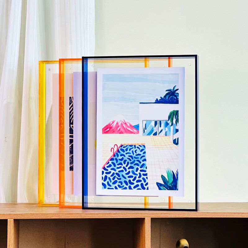 亚克力立体画框挂墙相框装裱创意海报框框照片双面透明尺寸可定制