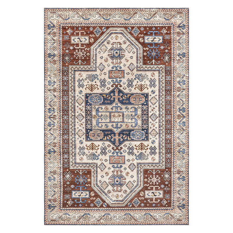 高级感波西米亚入户门地垫进门脚垫高端定制家用客厅地毯玄关垫子