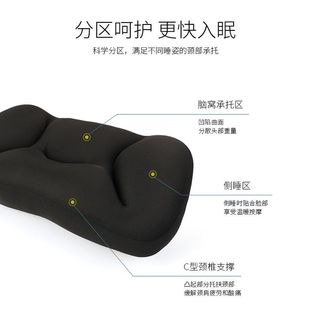 有助于睡眠的软枕头韩国泡沫粒子枕多功能辅助枕头护腰枕护颈枕头