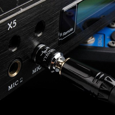 杨阳6.5转3.5音频线转接头电吉他耳机麦克风钢琴声卡6.35mm转换器