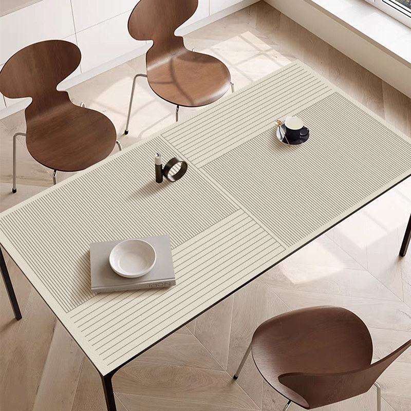 侘寂风餐桌垫防油防水PVC皮革壁纸免洗桌子防滑硅胶桌垫防烫隔热,居家布艺,桌布,淘宝优惠券,粉丝福利购,淘宝优惠卷