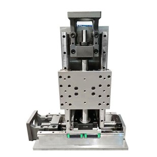 45钢铁重载型升降模组伺服电动机十字直线丝杆导轨机钻床数控滑台