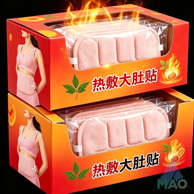 将军藤艾灸暖宫贴自热草本发热